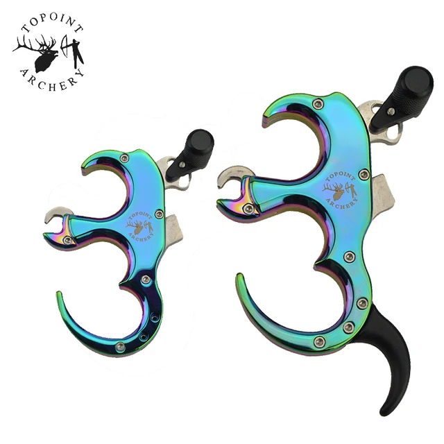  US $68.02 TP420 Archery Thumb Release Finger Free Replacement Aluminum Alloy Stainless Compound