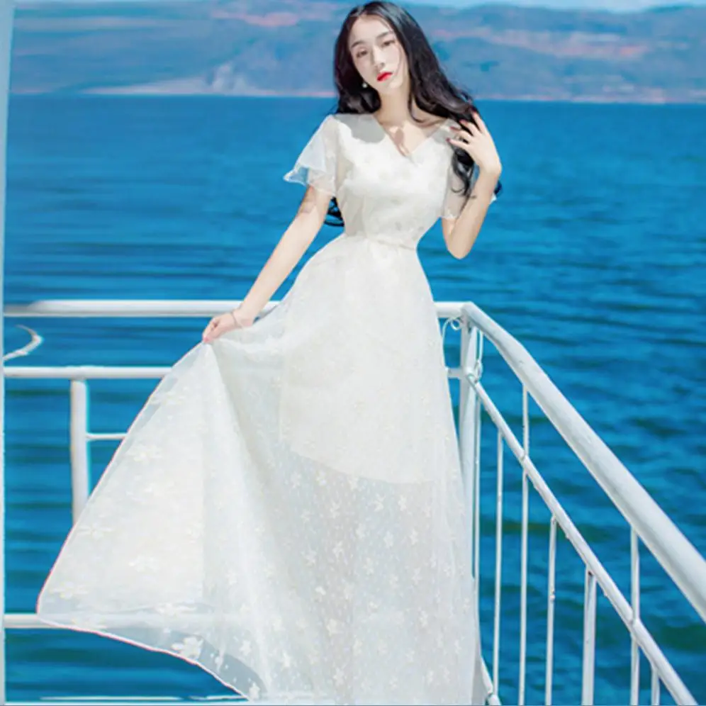 Gauze Beach Dresses