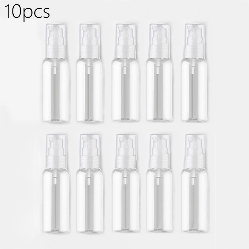

5/10Pcs Lotion Pump Bottle Makeup Shampoo Soap Travel Dispenser Container 50ML