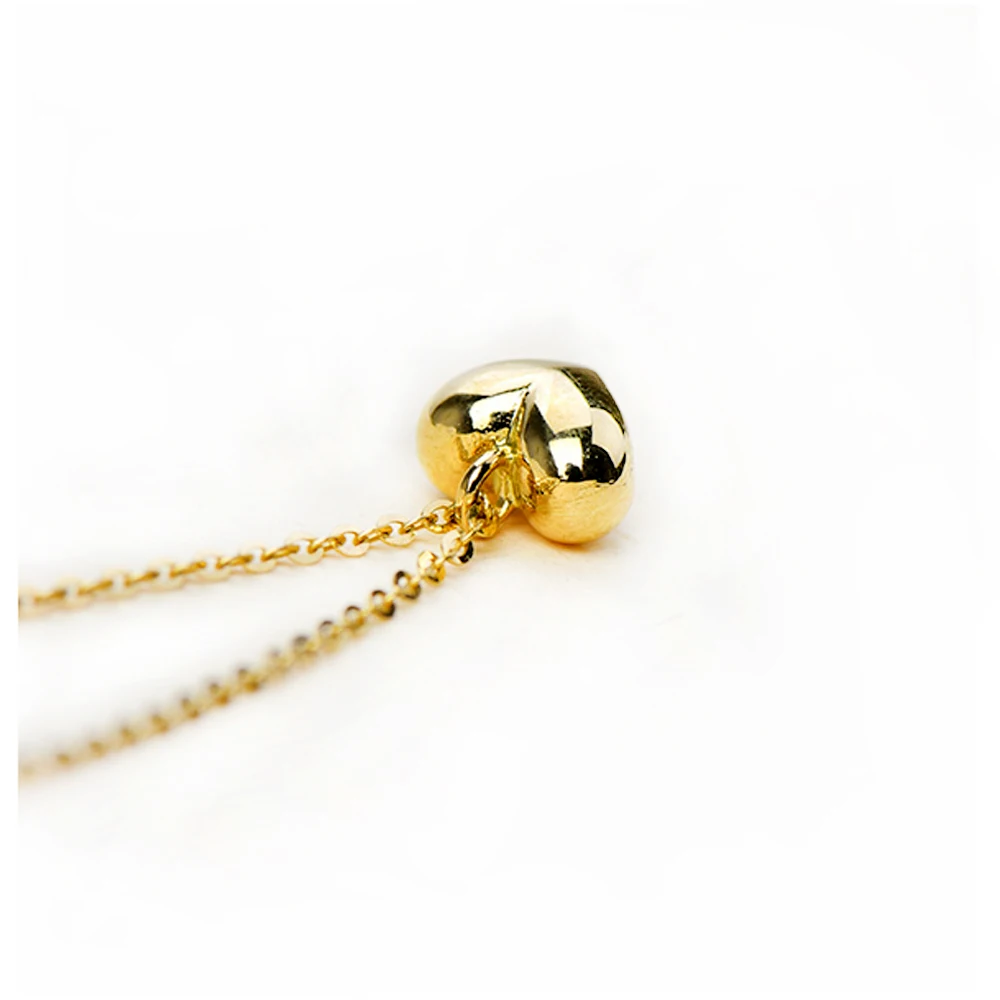 

14k pure gold heart design love pendant genuine gold jewelry