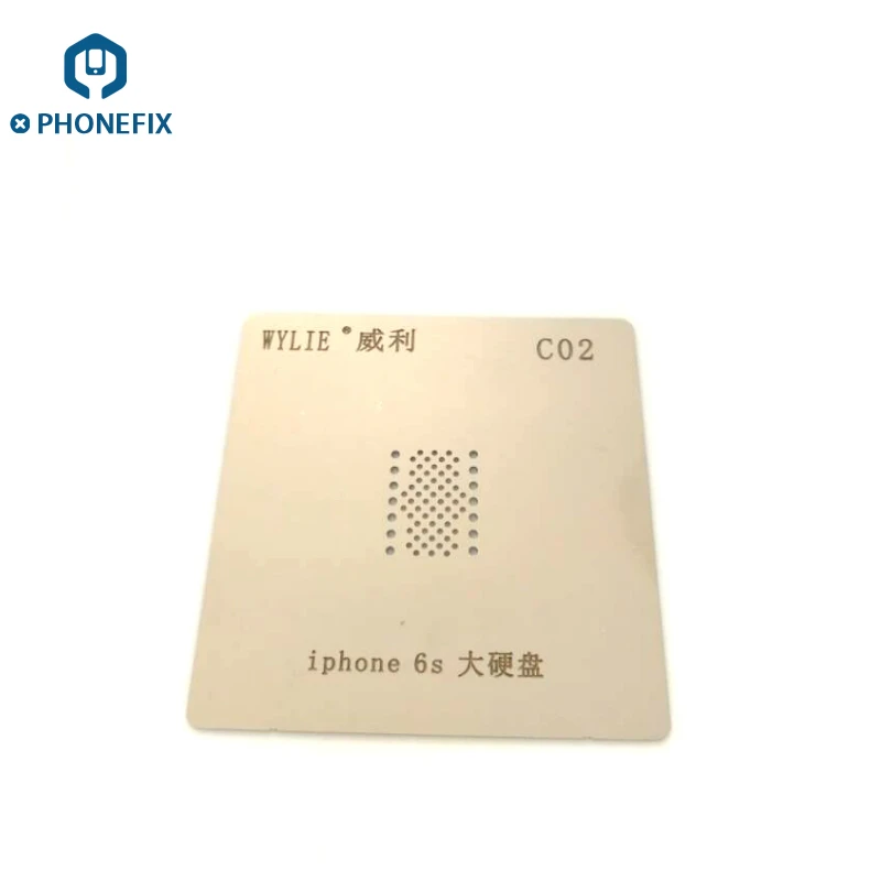 

NAND Flash BGA Reballing Stencils Net Solder Template With Ventilation Hole For iPhone 6SP 6S 6P 6 5S 5 4 4S