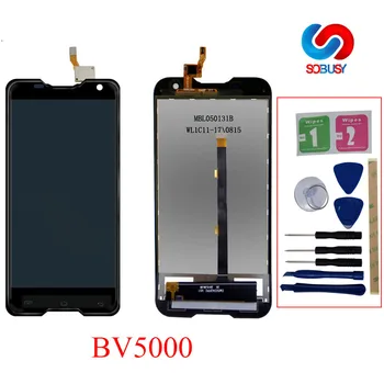 

5.0" Original LCD Tela For Blackview BV5000 LCD Screen Display TouchScreen Digitizer Sensor Glass Assembly Replace Parts+Tools