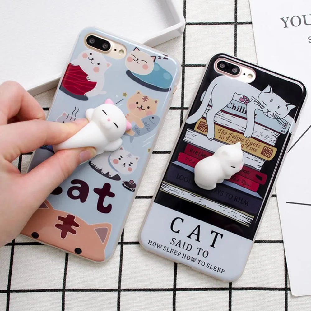

2018 Mini Squishy Cat Seal Rabbit Cute Phone Straps Slow Rising Soft Press Squeeze Bread Cake Kids Toy Phone DIY Dropshipping