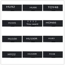 Lishi 2 in 1 HU92 HU66 TOY48 HU100R HU100 HU101 HY22 HON66 SIP22 HU83 TOY48 Locksmith Tools for Auto Decoder and Pick Tools