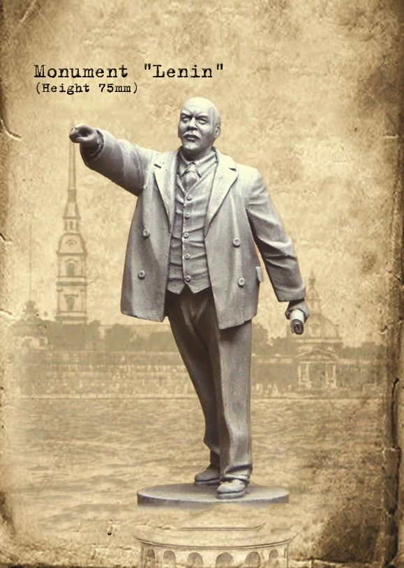 

1/24 Scale Resin Figure Lenin 75mm