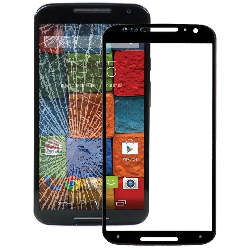 Передняя внешняя стеклянная линза для замены сенсорного ЖК экрана Motorola Moto X