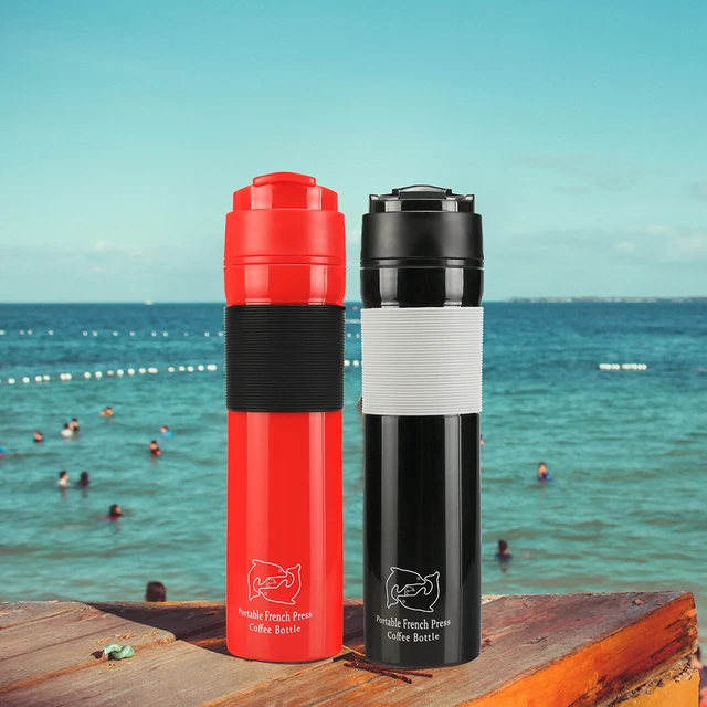 Cheap Coffee Pot 350ML Plastic Outdoor Vacuum Coffee Plunger Portable French Press With Filter Travel Coffee Mug Support Custohize Cheap Coffee Pot 350ML Plastic Outdoor Vacuum Coffee Plunger Portable French Press With Filter Travel Coffee Mug Support Custohize