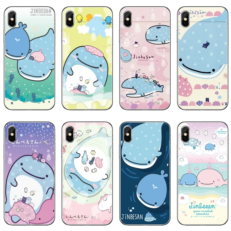 Японский кавайный КИТ Акула для samsung Galaxy S10 S9 S8 S7 S6 edge Plus Lite S5 S4 mini Note 9 8 5 4 TPU мягкий чехол для телефона