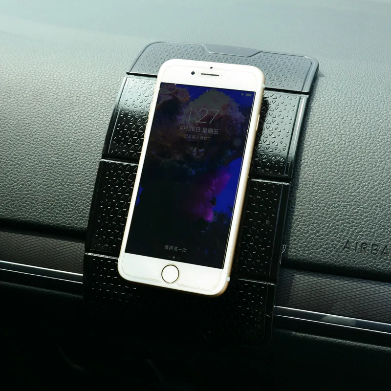 20.5*12cm Foldable Car Anti-Slip Mat Electronics Phone Holder Stand SunGlass Non Slip Sticky Washable Dashboard Pad Car-Styling