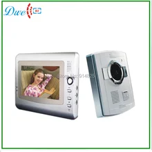7 inch wired video door phone intercom system