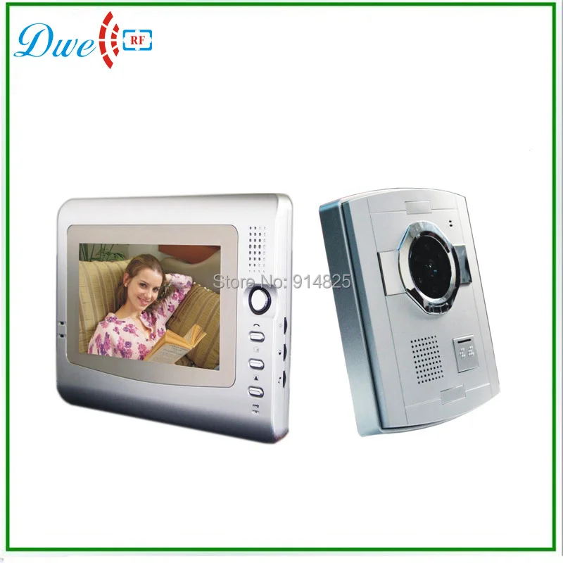 

7 inch wired video door phone intercom system