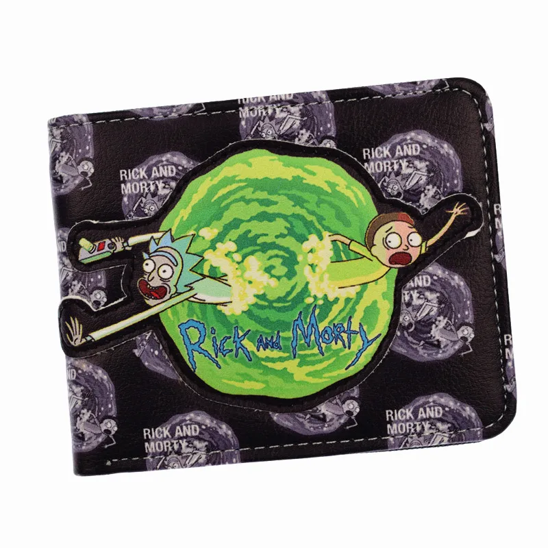 

New Arrival Comics Rick And Morty Wallet With Coin Pocket Card Holder Short Coin Purse