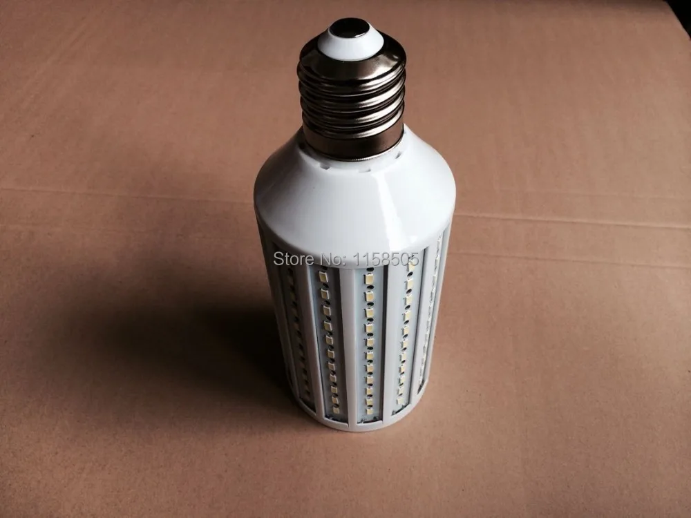 Высокая яркость 55 Вт Светодиодная лампа E40 176 SMD 5730 AC110/220 V теплый белый холодный 1