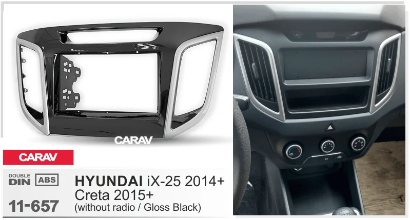 CARAV 11-625 Car Radio Installation Trim Fascia Panel