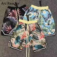 Heißesten Angst Gottes Shorts Männer Frauen Eine Begrenzte Die 1987 sammlung NEBEL Blume hosen Strand Mesh Shorts Angst Gottes hüfte Shorts