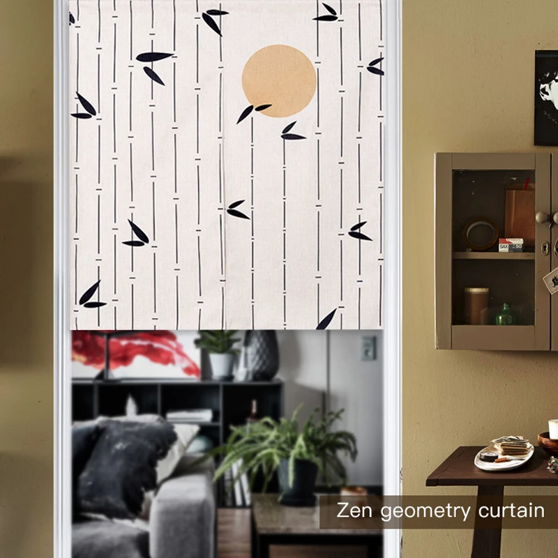 Scarica Gratis Images Style Chinois Zen Retro Et Elegant Art Porte Rideau Lin Tapisserie actualisé salutations