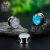 KUBOOZ – anneau de Piercing en acier inoxydable, 2 pièces, bouchon de Tunnel d'oreille, Piercing du corps, bijoux extenseur, jauges, mode boucle d'oreille, cadeau ► Photo 1/6