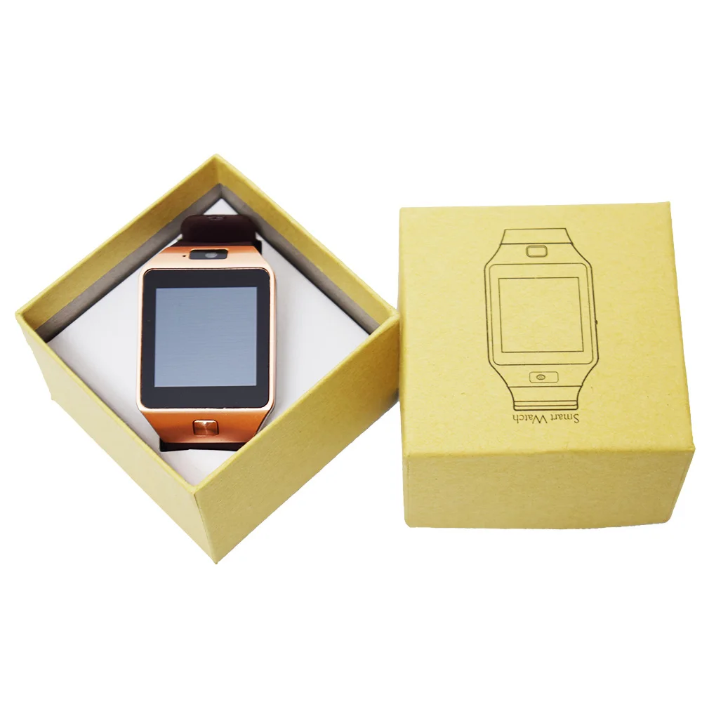10 шт./лот DZ09 Смарт-часы для смартфона Смарт-часы с камерой анти-потеря поддержка SIM/TF карта MP3 pk GT08 A1 U8 - Цвет: Gold