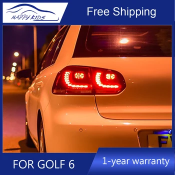 

Car styling Stop Tail light For Golf 6 R20 Tail lamp with Running Signal Rear Lamp DRL+Brake+Park+Signal lights