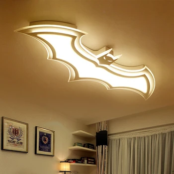 

Modern batman deco led ceiling lights for bedroom children room baby room iron cartoon personality creative ceiling lamp fixture