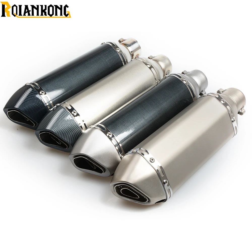 

Motorcycle Inlet 51mm exhaust muffler pipe with 61/36mm connector For Kawasaki Ninja ZX6 ZX6R ZX7R ZX9R ZX12R ZX14R ZX500R