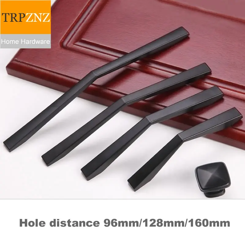 

Modern minimalist design black / chrome surface wardrobe desk/furniture handle knob,Zinc alloy,easy to intall,furniture hardware