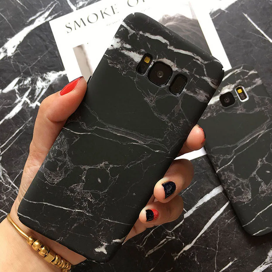 Marble Case For Samsung Galaxy s8 Plus Note 8 Phone Cases Luxury Plastic Thin Soft Coque Cover For Samsung Galaxy s7 Edge Fundas (9)