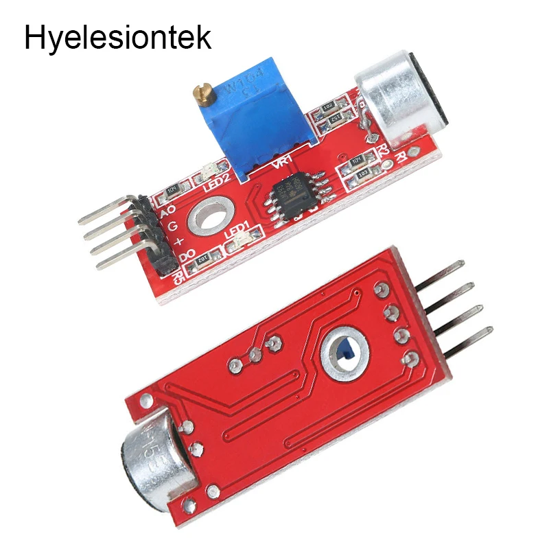 10 шт. Микрофон Звук голоса сенсор модуль для Arduino AVR PIC 5 в цифровой датчик микрофона электронный DIY детектор обнаружения чувствительный