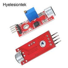 10 шт. Микрофон Звук голоса сенсор модуль для Arduino AVR PIC 5 в цифровой датчик микрофона электронный DIY детектор обнаружения чувствительный