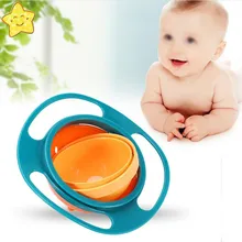 Plato de alimentación de bebé, bonito tazón giratorio Universal para bebé 360, cuenco a prueba de derrames, platos de polipropileno de calidad alimentaria, vajilla para bebés