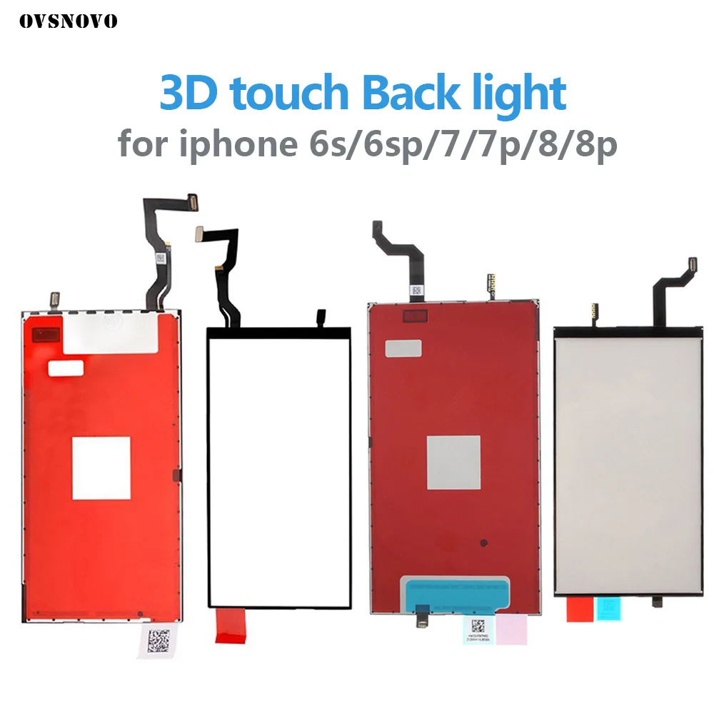 

LCD 3D touch Back light Film For iphone 6s plus 7 8 plus Replacement BackLight Film With Flex Cable Repair Parts free shipping