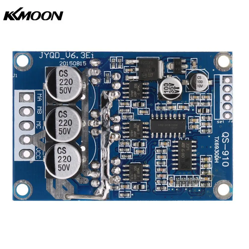 

Motor Controller DC 12V-36V 500W Brushless Motor Controller Without Hall PWM Control Balanced Car Driver Board