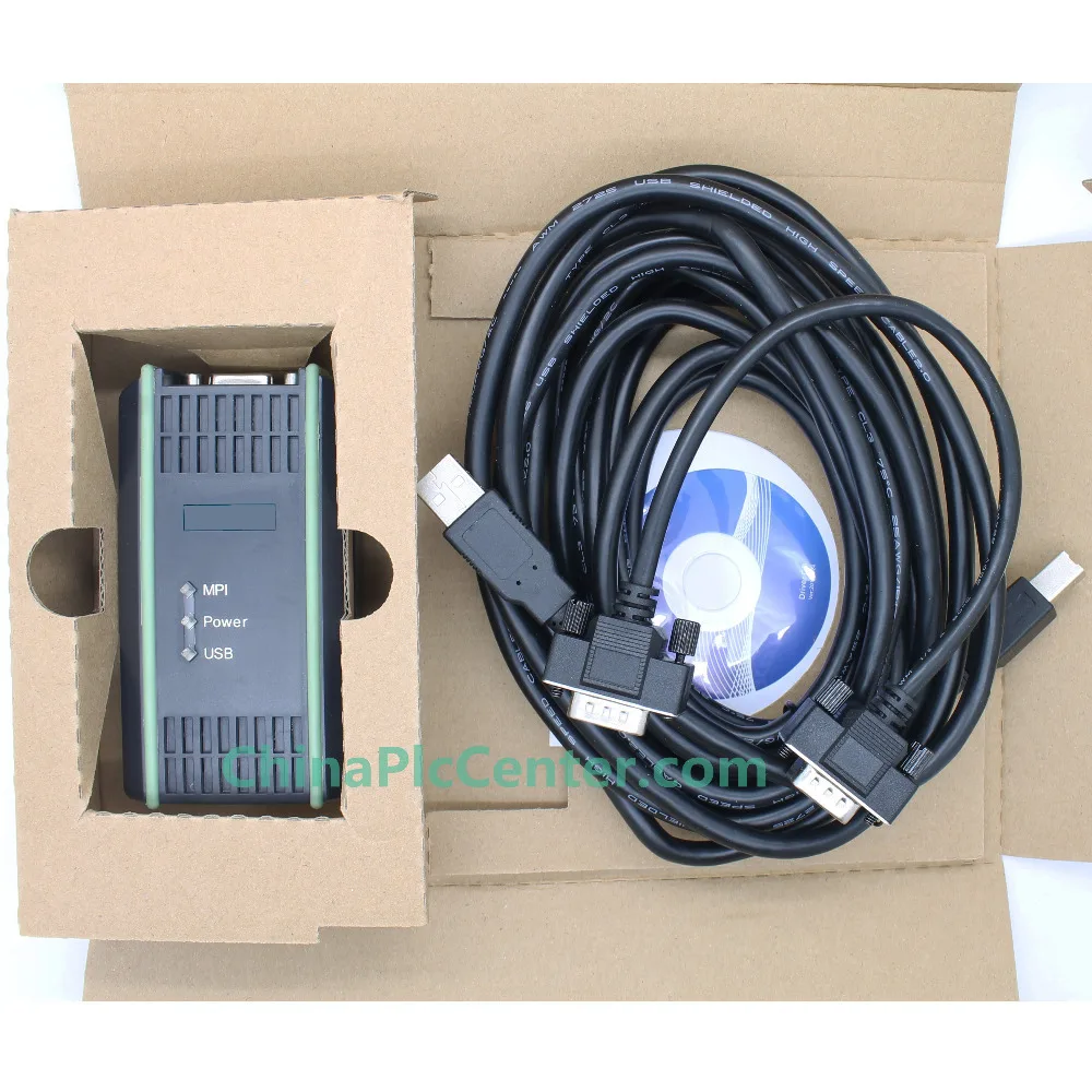 Programming cable 6ES7972-0CB20-0XA0 for S7-200//300//400 PLC PC USB MPI 64bit