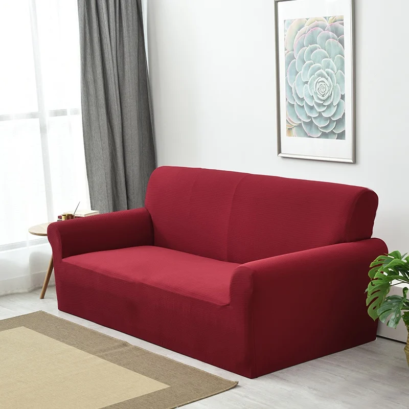Чистый цвет водонепроницаемый и не царапающийся чехол для дивана не выцветает не скатывается хорошая воздухопроницаемость и хорошая эластичность - Цвет: DM-hon