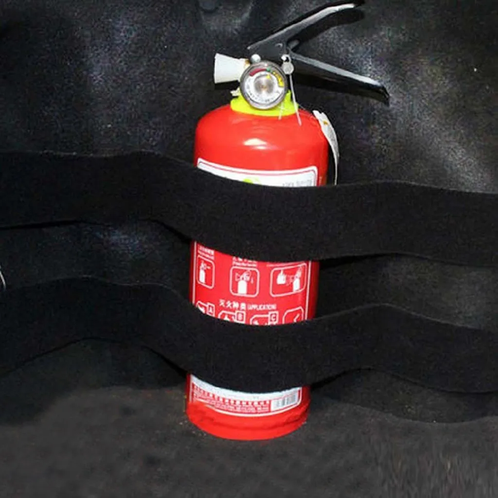 4 шт. ремень безопасности ремень Автомобильный багажник хранения содержание сумка Быстрый Огнетушитель держатель ремень безопасности комплект 7