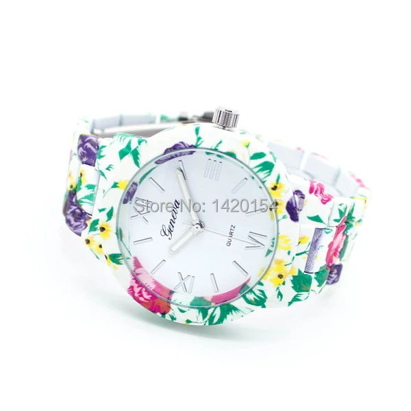 

Beautiful Design Most Popular Geneva Flower Quartz Watch Women