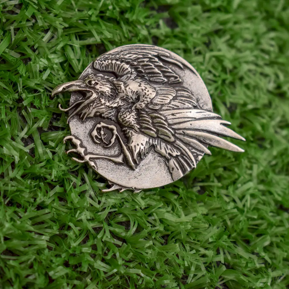 

viking RAVEN BROOCH BIRD JEWELRY