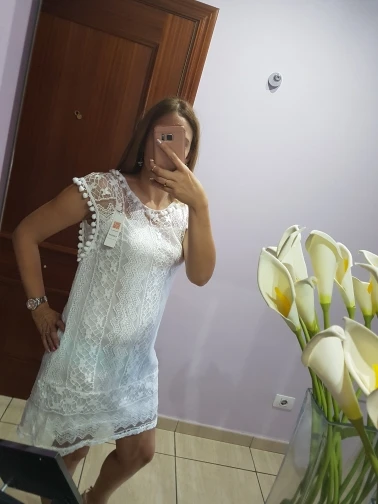 Летнее платье женское повседневное пляжное короткое платье с кисточками черное белое мини кружевное платье сексуальные вечерние платья Vestidos S-XXL