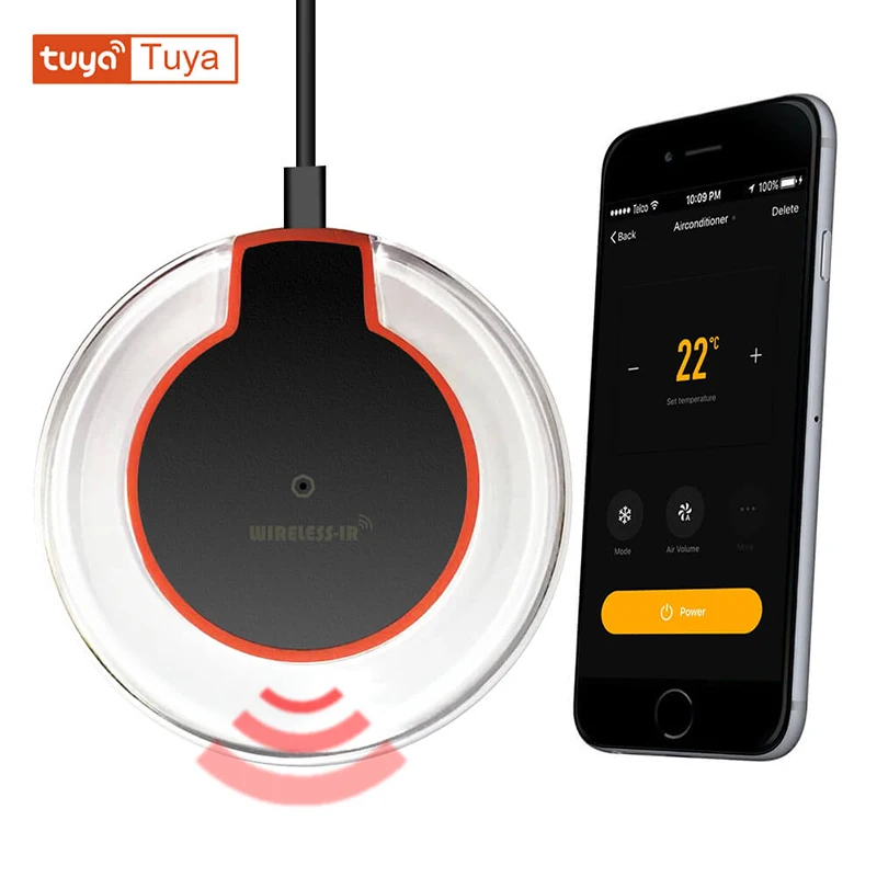 

Intelligent Wifi Universal Infrared Smart Remote Controller devices in Tuya App Supports works with Alexa/Google Home