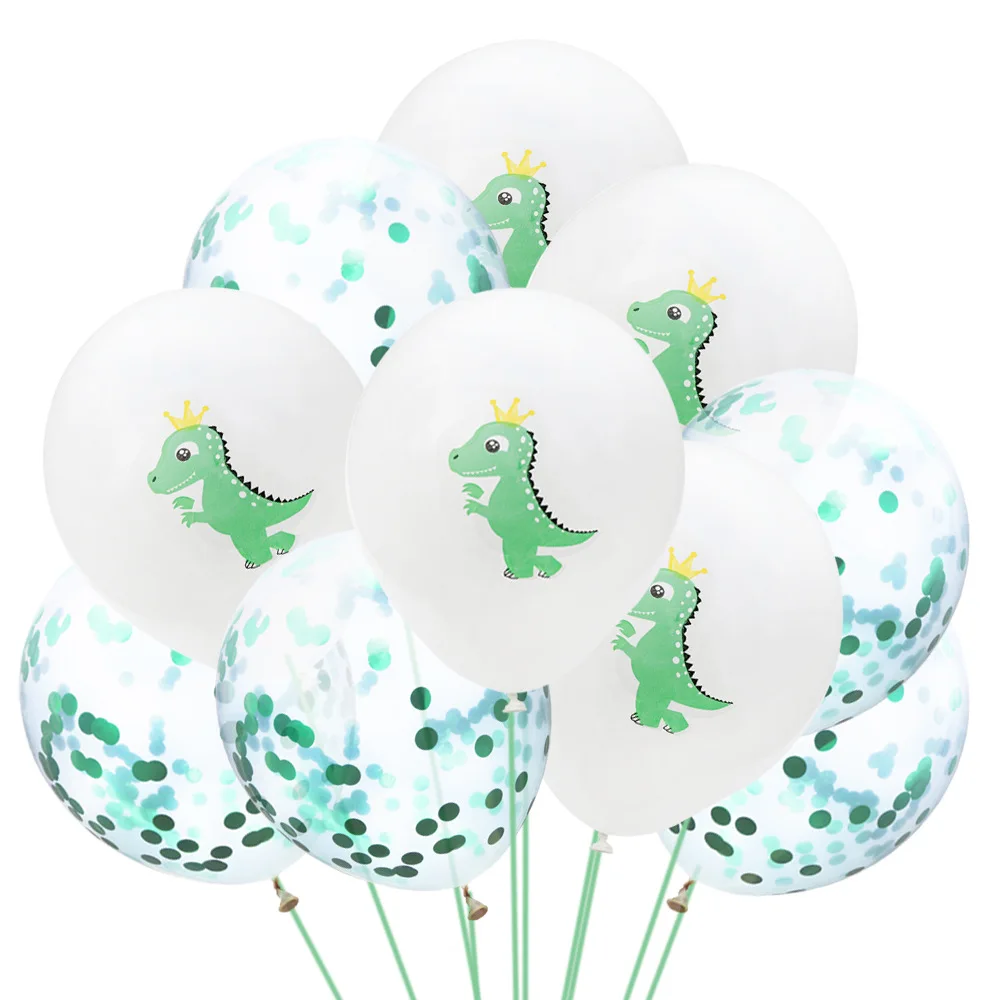 

10pc/lot 12inch dinosaur printed Latex Balloonsjurassic world jungle party decor wedding Birthday party decorations balloons toy