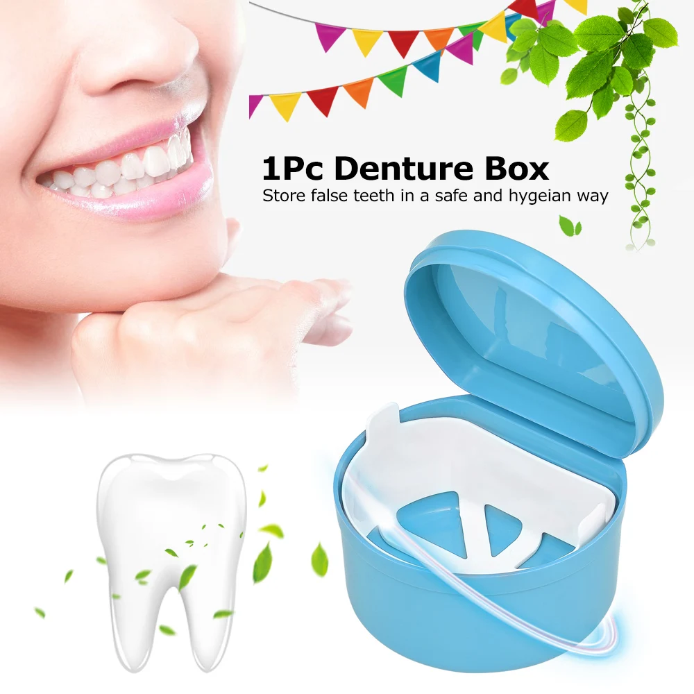 Buy Denture Case Denture Box Dental False Teeth