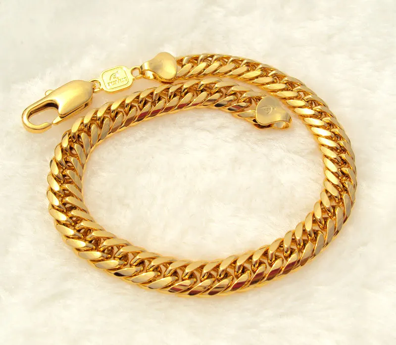 Us 10 26 21 Off Mens Women S 24k Solid Gold Gf Finish Thick Miami Cuban Link Bracelet Chain In Bracelets From Jewelry Accessories On Us 10 26 21 Off Mens Women S 24k Solid Gold Gf Finish Thick Miami Cuban Link Bracelet Chain In Bracelets From Jewelry Accessories On