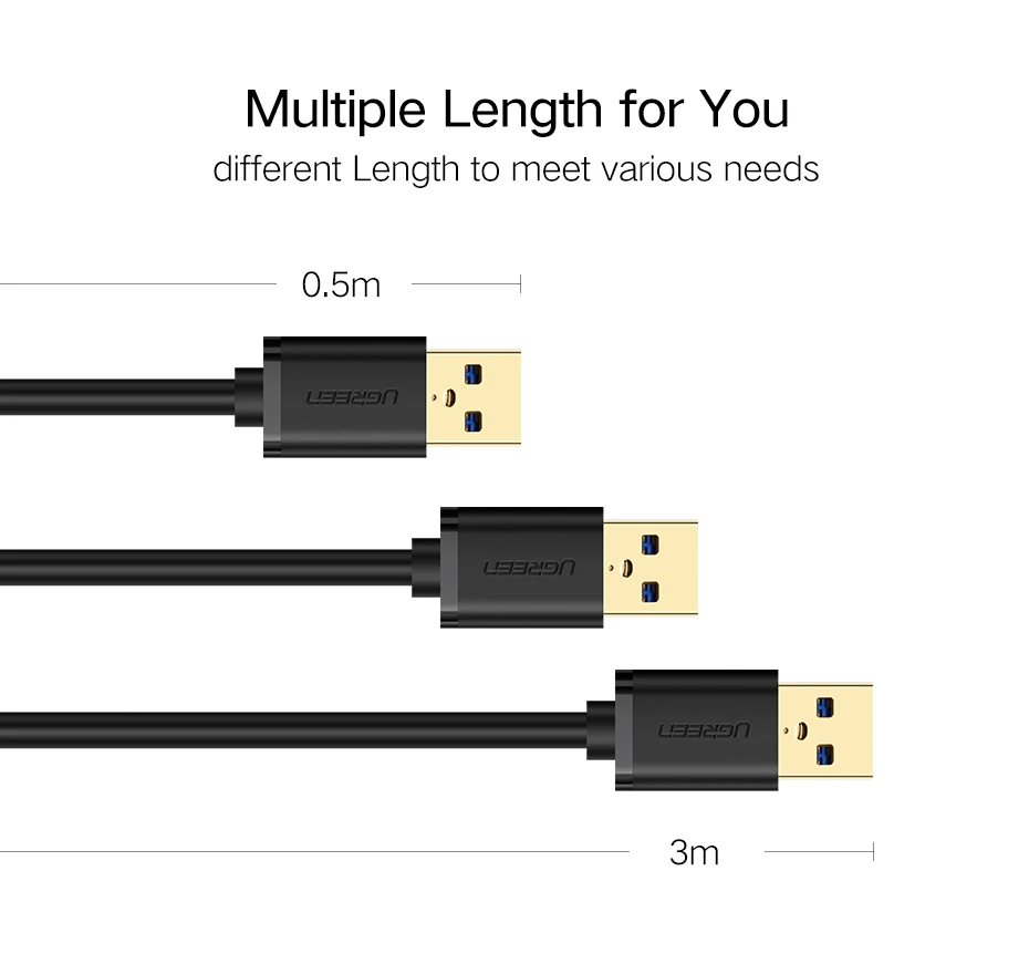 UGREEN USB 3.0 Extension Cable 2M High Speed 20 (20)
