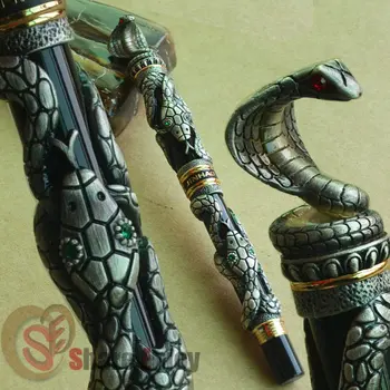 

JINHAO OLD GREY POWER SNAKE WIND ROLLER BALL PEN SNAKE YEAR COMEMMORATE