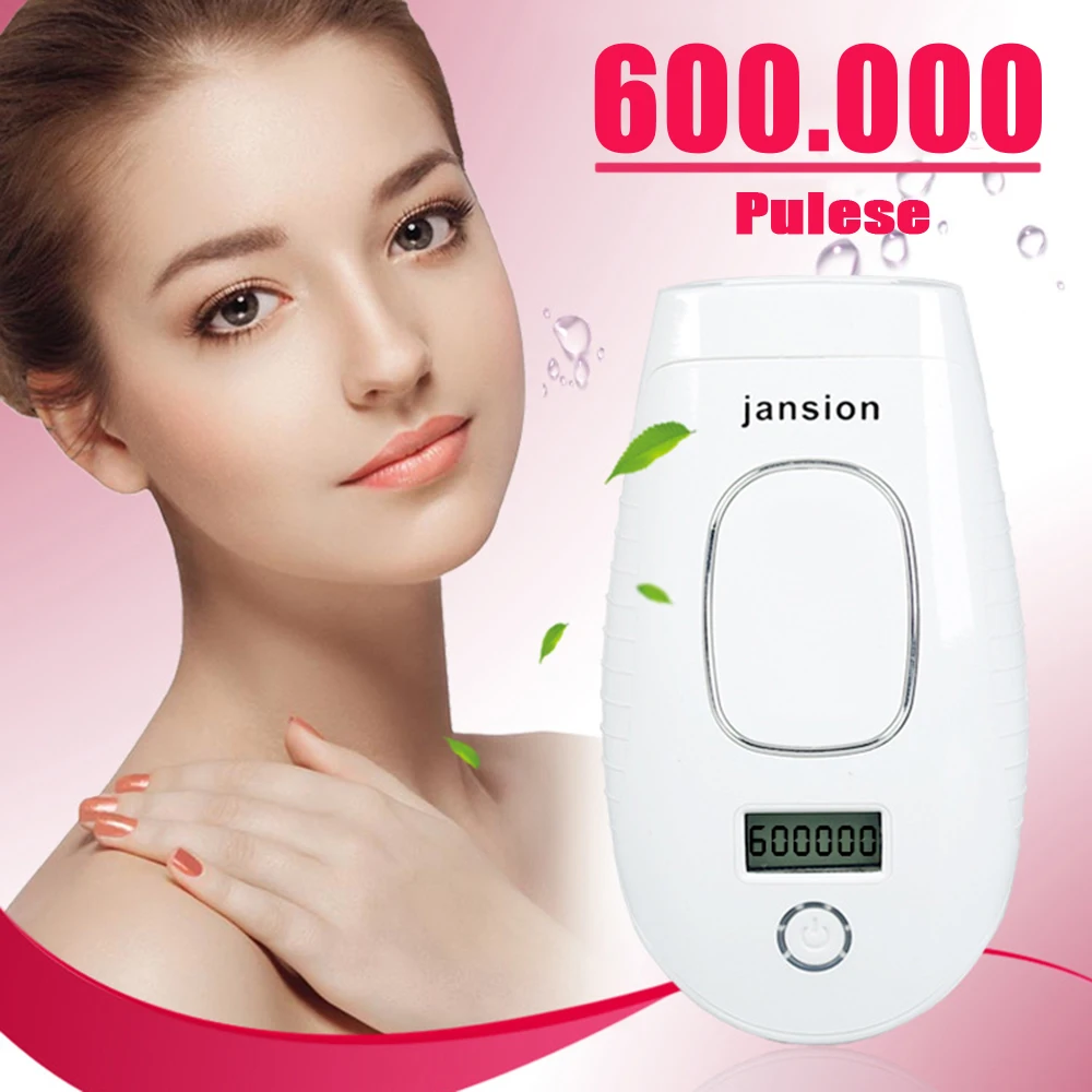 

600,000 Pluses IPL Epilator Hair Removal Machine LCD Display Laser Safe Permanent Bikini Trimmer Electric Depilator Luminescence