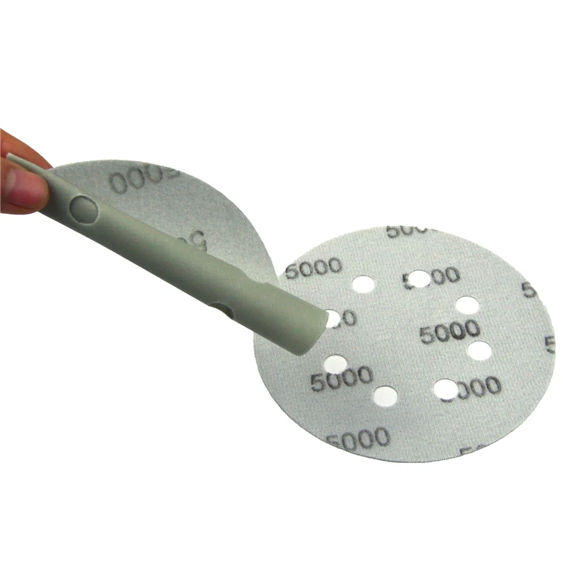 POLIWELL 5PCS 5 Inch 8-Holes FV Soft Superfine Sanding Discs 125mm 600~5000 Grit Wet and Dry Waterproof Sandpaper Abrasive Paper
