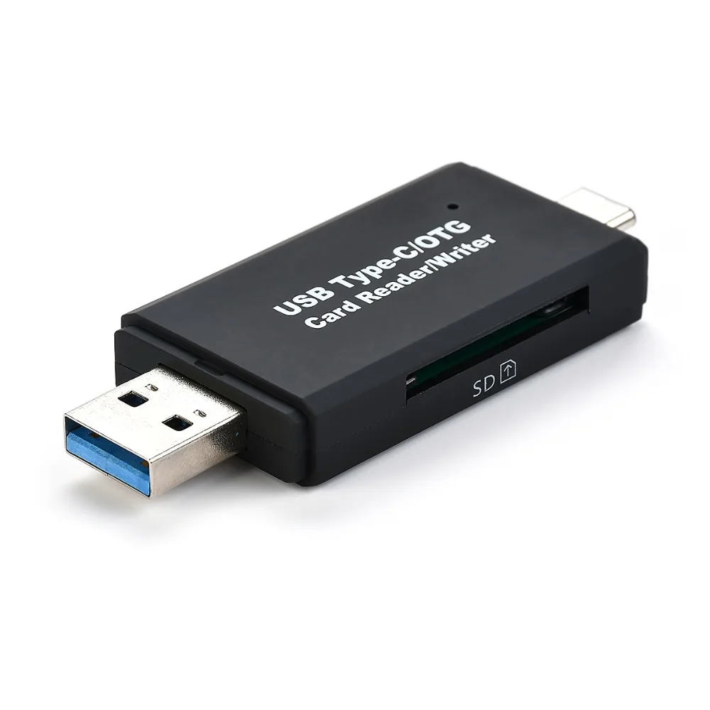 USB 2,0 2 в 1 USB кард-ридер флэш-накопитель высокоскоростной Универсальный OTG TF/SD карта для Android телефона компьютерная кардридер расширение