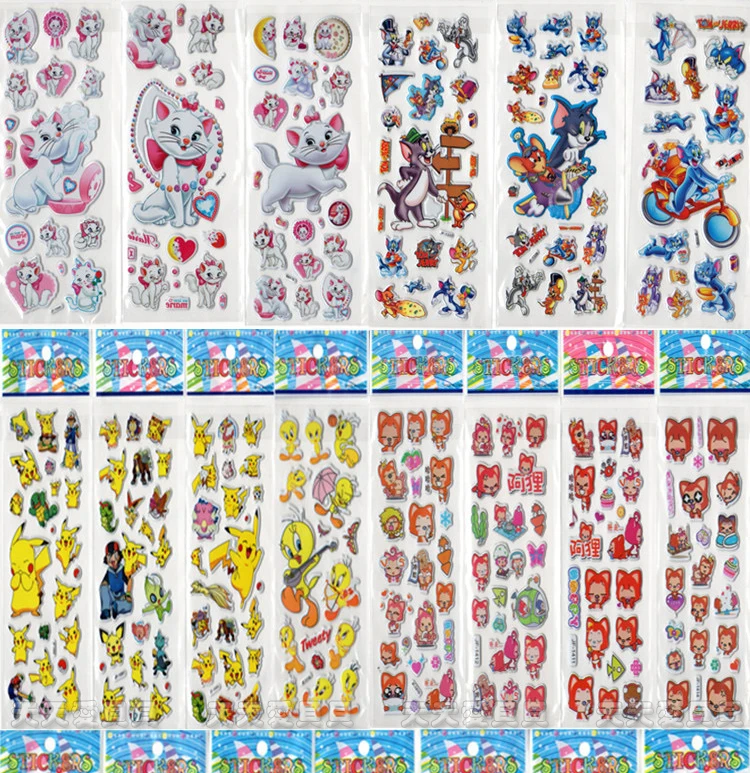 100 шт Детские Мультяшные наклейки с цветами бабочками/детские наклейки kingergarden school teacher