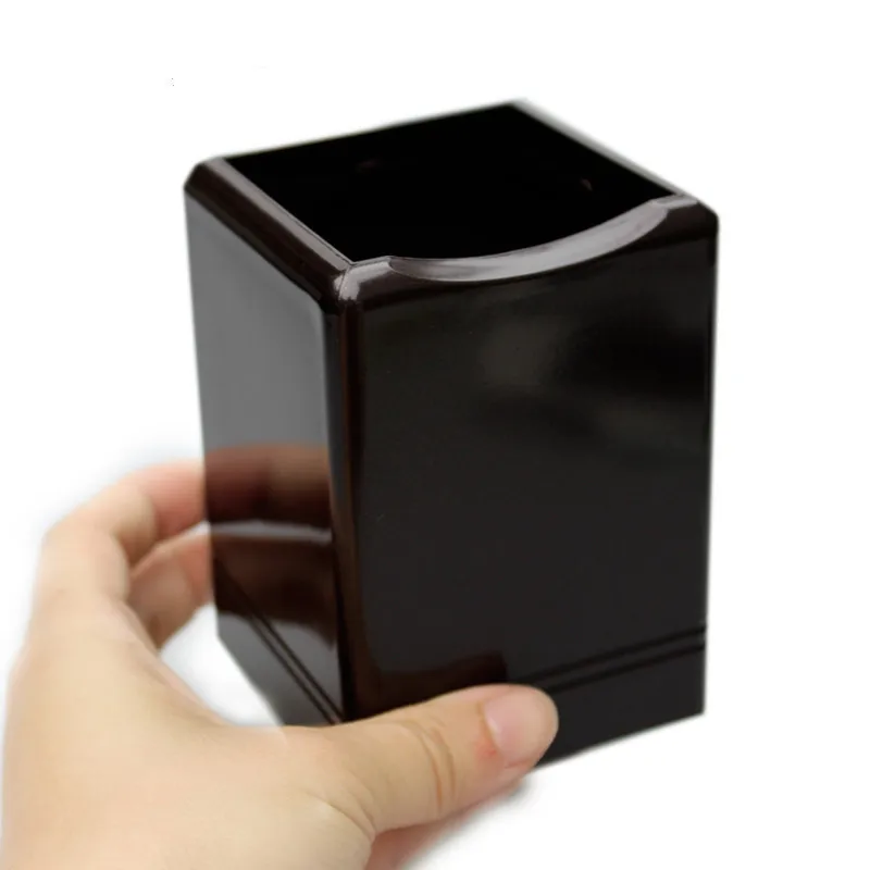 

Wooden Square Creative Pen Holder High-grade Simple Pen Holder