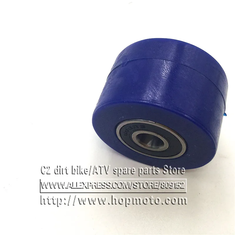 Blue 8mm Or 10mm Drive Chain Pulley Roller Slider Tensioner Wheel Guide For Pit Dirt Street Bike Motorcycle Atv Racing bike